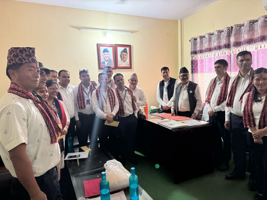 बर्दघाट नगरपालिकामा ९ जना कर्मचारीको तह वृद्धि