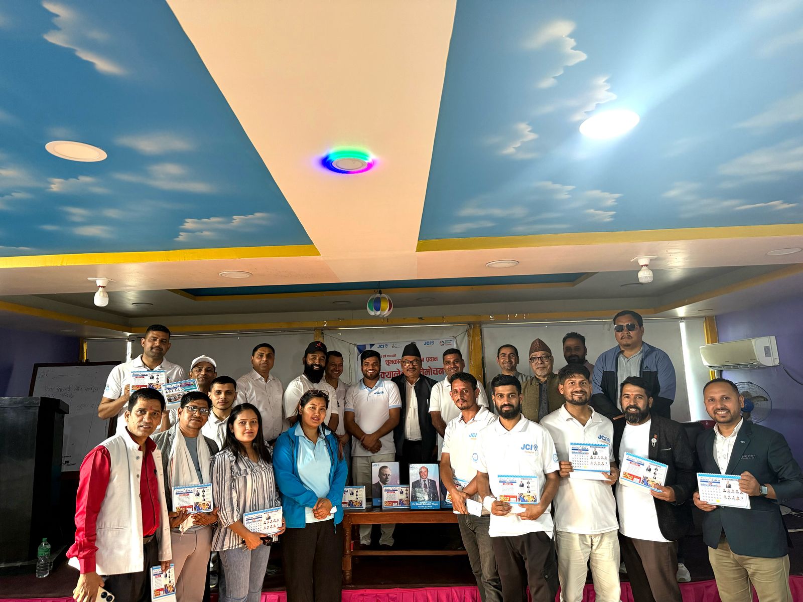 बर्दघाट जेसीजद्वारा शुभकामना आदान–प्रदान तथा क्यालेन्डर विमोचन कार्यक्रम सम्पन्न
