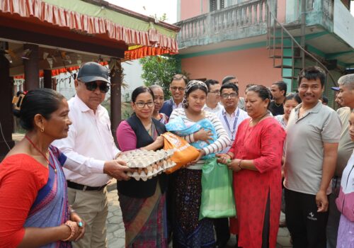 भरतपुर महानगरद्वारा ‘सुत्केरी पोषण झोला’ कार्यक्रम सुरु