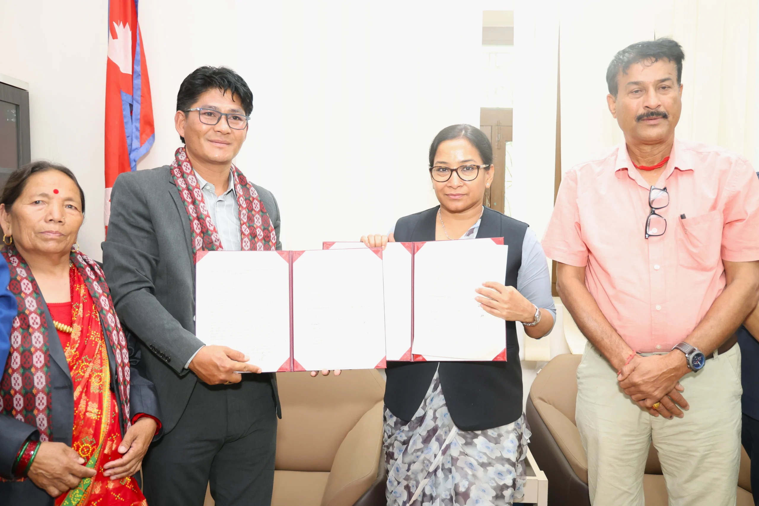 डोल्पाको मुड्केचुला गाउँपालिका र भरतपुर महानगरपालिकाबीच भगिनी सम्बन्ध कायम