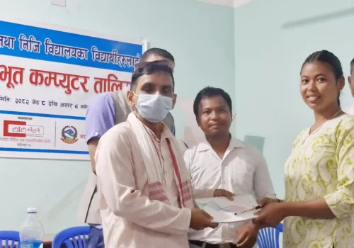 बर्दघाट–३ ले सुरु गर्‍यो निःशुल्क कम्प्युटर तालिम