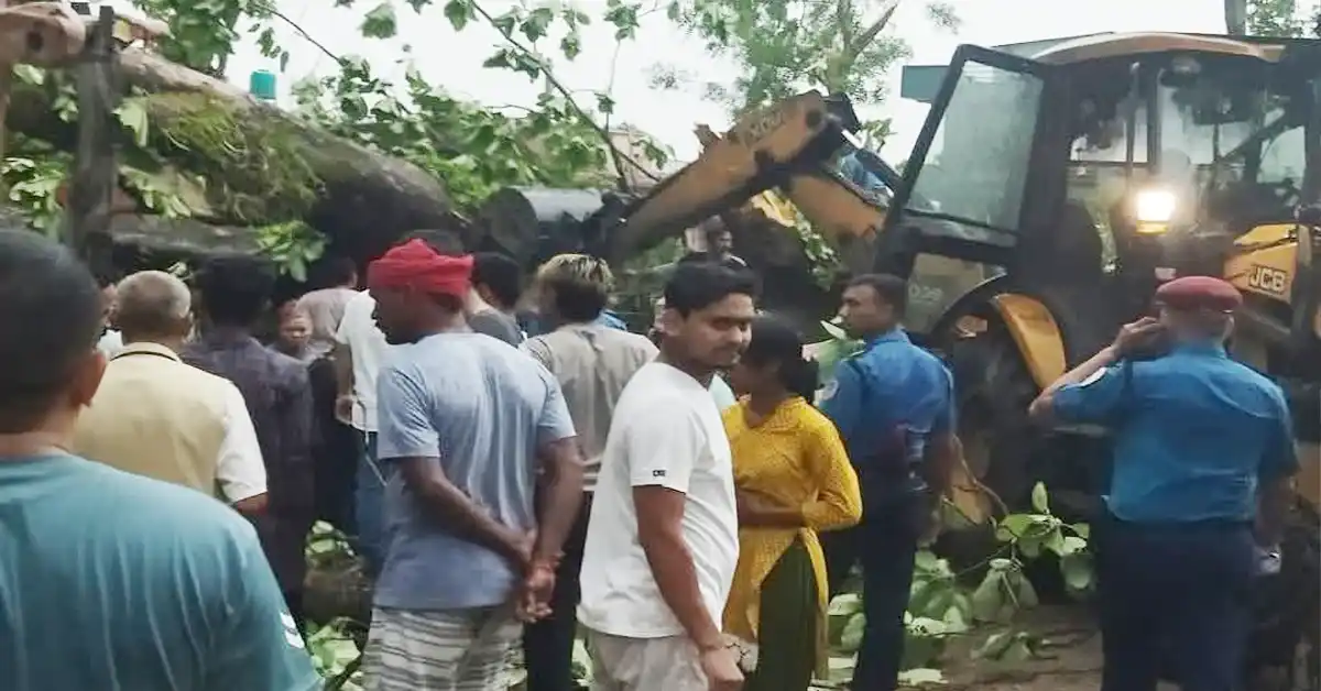हावाहुरीले निम्त्यायो विपत्ति: सुनवल-७ चारपालामा रुखले च्याप्दा घाइते, उद्धार कार्य जारी