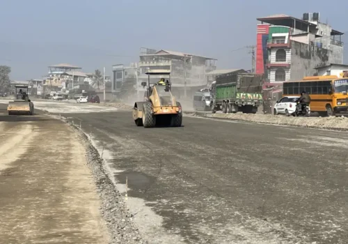 बुटवल–दाउन्ने सडक स्तरोन्नति अलपत्र : तेस्रो पटकको म्याद सकिँदै, काम अझै अधुरै